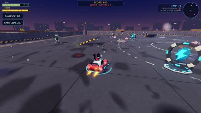 Vroom Boom later wave with special weapons